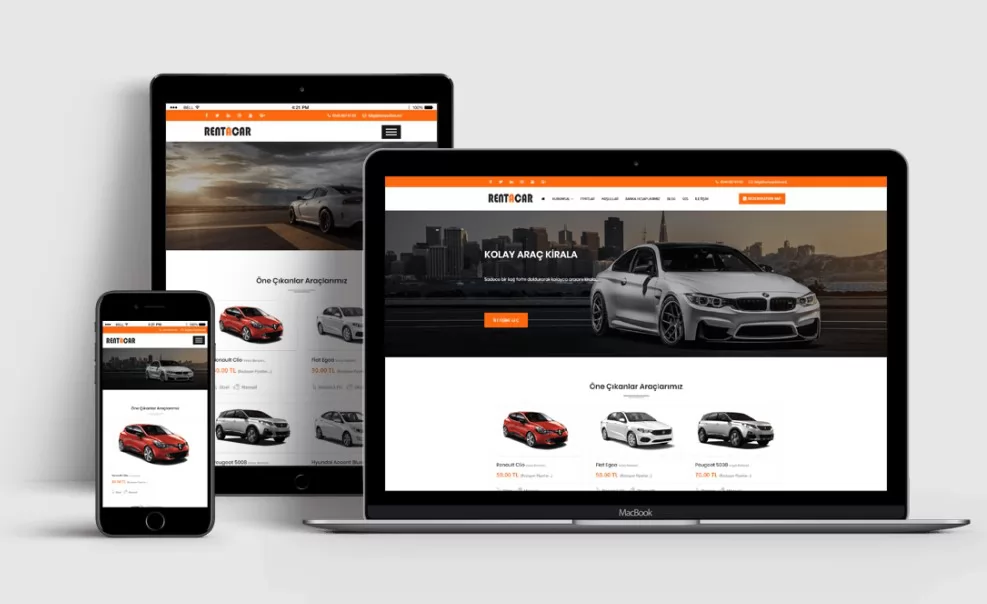 Rent A Car V2 Sanal Pos & Sınırsız Renk